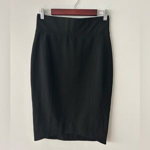 Kit and Ace black stretch pencil skirt